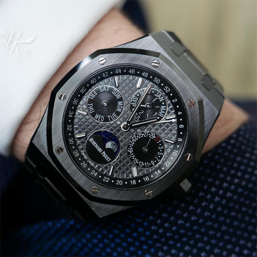 Audemars Piguet’s Black Beauty – The Royal Oak Perpetual Calendar Ceramic Black