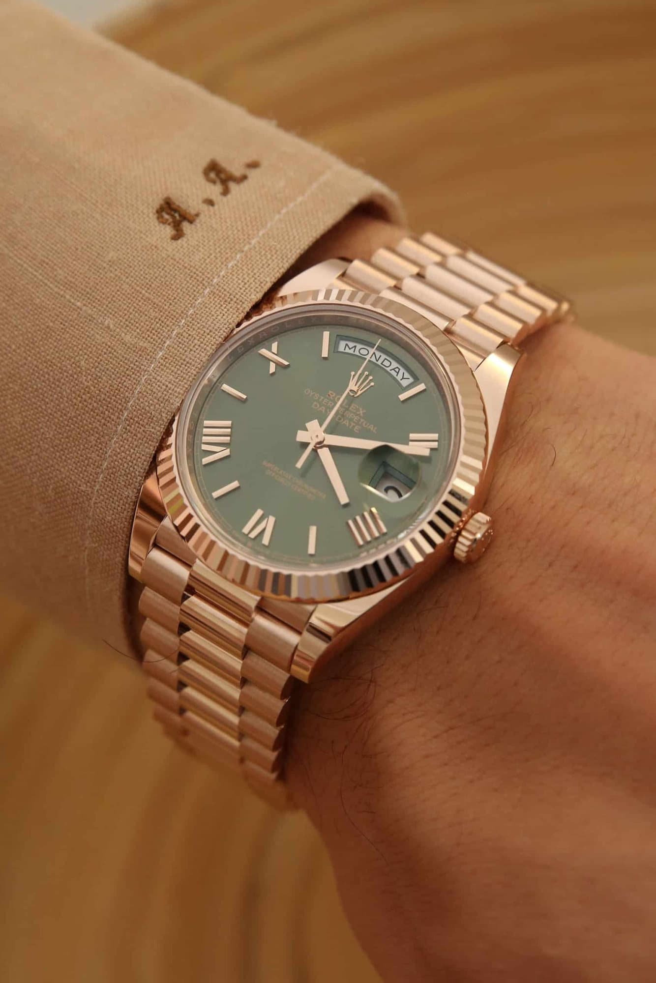 Rolex Day-Date Anniversary With Green Dial